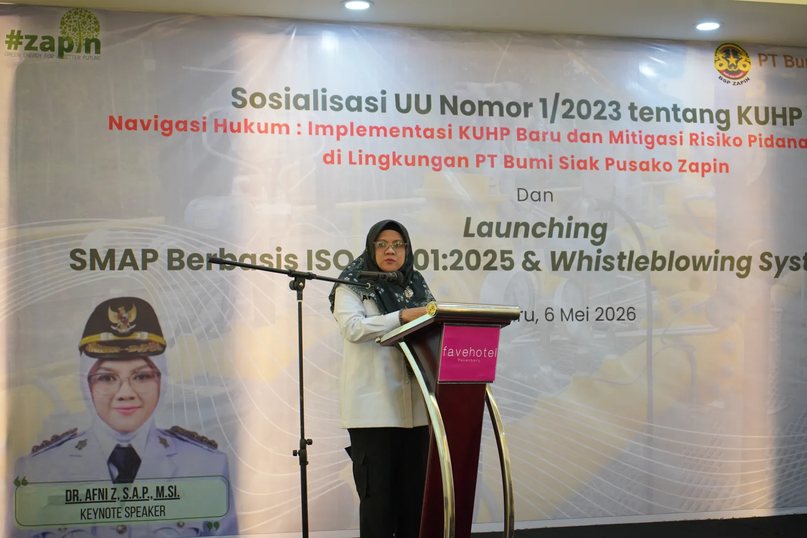 BSP Zapin Luncurkan SMAP dan Whistleblowing System, Perkuat Tata Kelola Perusahaan yang Transparan dan Berintegritas